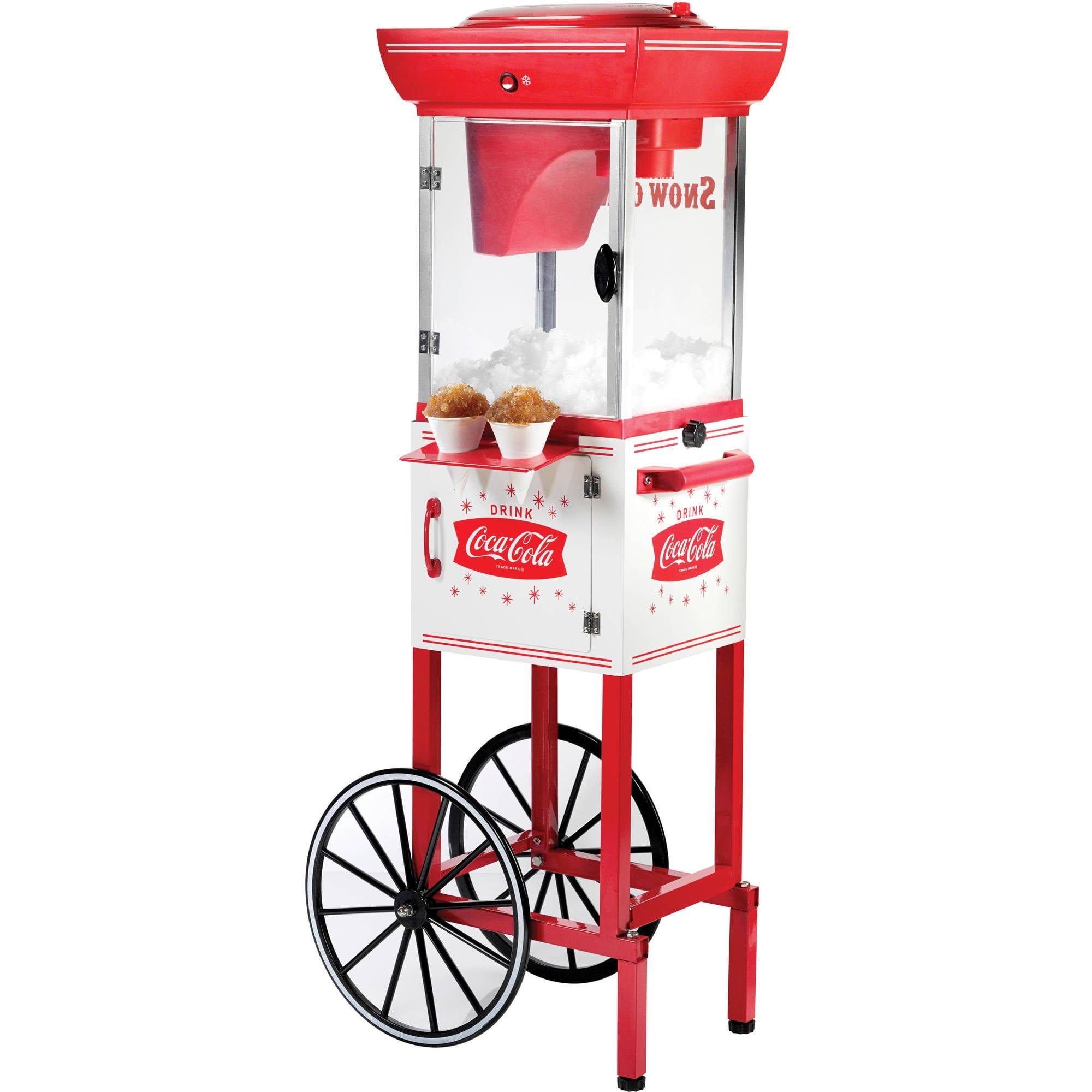 48 Inches Tall Nostalgia SCC399 Snow Cone Cart Renewed 