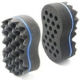 thumbnail image 2 of 2PCS Hair Brush Sponge Professional Hair Styling Sponge Hair Twist Sponge, 2 of 7