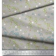 thumbnail image 3 of Soimoi Polyester Crepe Fabric Flower Artistic Printed Fabric 1 Yard 52 Inch Wide, 3 of 3