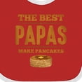 thumbnail image 4 of Inktastic Best Papas Make Pancakes Boys Baby Bib, 4 of 4