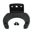 thumbnail image 1 of Mosiee Black Baseball Bat Display Hanger Holder Wall Mount Rack Stand With Mounting Screws Vertical Tennis Universal Rack No Scratch, 1 of 9