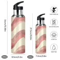thumbnail image 2 of Yayeee 33oz Double Wall Stainless Steel Water Bottle with Flip Straw, Soft Pink Pattern, 2 of 7