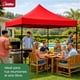 thumbnail image 3 of Carpa Toldo 3x3 Plegable Jardimex  Impermeable Patio Rojo, 3 of 9