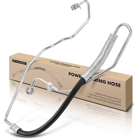 A-Premium Power Steering Hose Pressure Hose Line Assembly Compatible with Audi A4 A4 Quattro 2005-2009 1.8L 2.0L