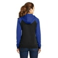 thumbnail image 3 of SPORT-TEK LADIES SPRT_WICK VRSTY FLC FULL-ZIP HOODED JKT F20, 3 of 3