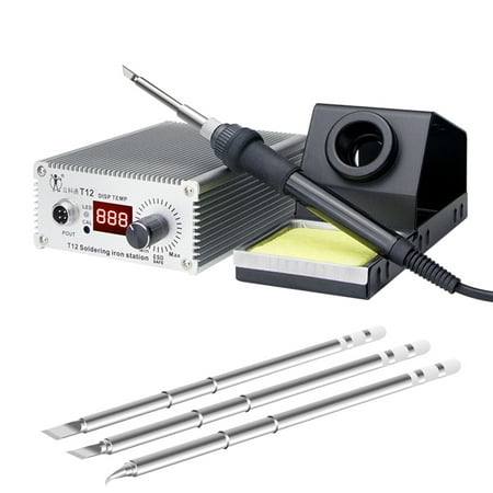 

1set T12 Temperature-regulating And Constant-temperature Soldering Pen Mobile Phone Computer Maintenance Electronic Maintenance Desoldering Tools Desoldering Chip Integrated Block Capacitors And