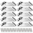 thumbnail image 1 of Conector Esquina Universal para Muebles Hugtrwg 10 Unidades Acero Inoxidable, 1 of 9