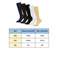 thumbnail image 2 of PULLIMORE 2 Pairs Graduated Compression Knee High Socks 10-20mmHg for Men & Women Best For Running,Athletic Sports, Crossfit, Flight Travel "S-2XL", 2 of 7