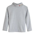 thumbnail image 1 of Chandails à Manches Longues pour Filles Demi-Col Roulé Doublés en Molleton Chandail Thermique pour Filles Décontracté Doux Basique Intérieur 8-9 Ans Chandails à Manches Longues Filles, 1 of 3
