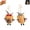 B, variant on Funny Cute Cockroach Plush Keychain, Soft Plush Bug Charm, Reinforced Metal Clasp, Backpack Car Hanging Decor Pendant, Novelty Gift for Friends