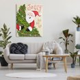 thumbnail image 2 of Stupell Industries Festive Jolly Santa Claus Playful Christmas Tree Holiday Painting Gallery Wrapped Canvas Print Wall Art, 36 x 48, 2 of 6