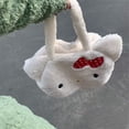 thumbnail image 4 of Bolso de felpa de un solo hombro de Hello Kitty, bolso versátil de Sanrio, bolso de mano de dibujos animados Kawaii, dos tamaños, regalo de cumpleaños y vacaciones, 4 of 4