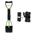 thumbnail image 1 of 18'' Long Handle Pooper Scooper with Garbage Bag & Bone-Shaped Storage Box Foldable Pooper Scooper for Dogs & Cats, 1 of 7