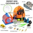 thumbnail image 2 of ESSENSON Outdoor Explorer Kit & Bug Catcher Kit with Binoculars, Compass, Magnifying Glass, Critter Case and Butterfly Net Camping Hiking, 2 of 7