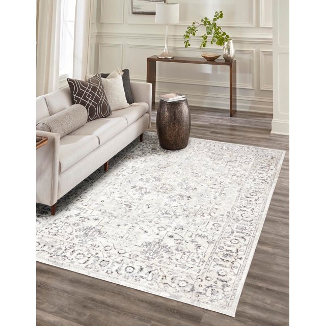 ECARPET Efes Traditional Area Rug for Living Room, Bedroom, Dining Room, Entrance, Hallway and More