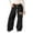 Black, variant on REDARER Girls Baggy Sweatpants with Leopard Heart Print Lightweight Straight Leg Athletic Pants,13-14 Years