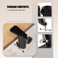 thumbnail image 5 of Heavy-Duty Metal Table Mounting Clamp for Microphone Suspension Boom Scissor Arm Stand Holder, 5 of 5