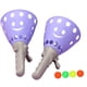 thumbnail image 5 of Juego de pelota de pase y atrapa, juegos de césped con canastas lanzadoras y pelotas, juguete de playa de verano violetas, 5 of 9