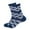 Navy, variant on Lilgiuy Unisex Winter Socks Thicken Knit Vintage Casual Gifts Printed Cozy Soft Socks for Tennis Golf Exercise