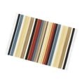 thumbnail image 6 of 1/12th Woven Rug Floor Carpet Doll House Furniture Miniature Striped, 6 of 6
