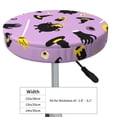 thumbnail image 4 of Fotbe Cute Halloween Stool Covers Round,Waterproof Round Bar Stool Covers Bar Chair Covers Washable Stool Cushion Slipcover for 12-14 Inch Chair-14 inch, 4 of 7