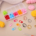 thumbnail image 3 of KAKOWELY tension ring for knitting 1 Set Crochet Ring And Stitch Markers Knitting Markers Rings Yarn Guide Rings Crochet Stitch Markers Knitting Accessories, 3 of 4
