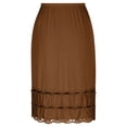 thumbnail image 6 of Miqool Womens Half Slips for Under Dresses Half Slip Lace Trim Half Slips for Under Dresses Knee Length 22-24 inch, 6 of 6