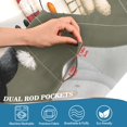 thumbnail image 5 of Yayeee Kitchen Curtains Tier Set of 2 Light Filtering 57"x24" Over Sink Window Panels, Cute Snowmen, 5 of 7