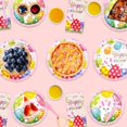 thumbnail image 4 of YQWIN 68Pcs Easter Party Supplies Easter Party Decorations Easter Tableware Easter Plates Napkins Easter Dinnerware Bunny Eggs Tableware Bunny Egg Paper Plates Disposable Tableware for Spring Easter, 4 of 5