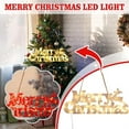 thumbnail image 2 of Merry Christmas Lights Door Sign Letters Battery operated LeD Wreaths Decorative Lamps Light up Merry Christmas Sign Xmas Party Decor Supplies for Winter Holiday New Year Xmas Party Home Decorations, 2 of 6