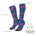 thumbnail image 6 of Fotbe Chicken and Rooster print Women's Men's Novelty Crew Socks Cotton Socks Knee High Socks for Walking,Running,Nurses,Pregnancy, 6 of 8