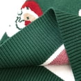 thumbnail image 3 of SonxaHe Toddler Boy Girl Sweaters Christmas Santa Knit Long Sleeved Sweaters Kids Holiday Party Warm Soft Winter Sweater Green,Sized 3-4, 3 of 7