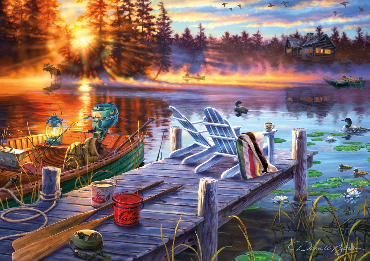 Buffalo Games - Darrell Bush - Morning Magic - 300 Piece Jigsaw Puzzle