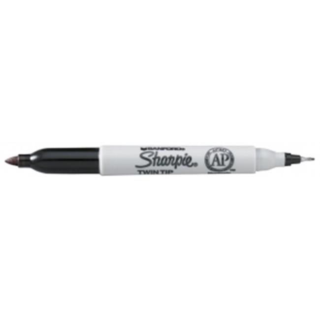 Sanford SN32001 Twin Tip Permanent Marker, Black Walmart Canada
