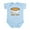 Sky Blue, variant on CafePress - Miso Cute Baby Light Bodysuit - Baby Light Bodysuit, Size Newborn - 24 Months