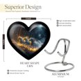 thumbnail image 2 of Mystical Fire Run Heart Cremation Urns For Adult Ashes - Urn For Ashes For Men - Heart Cremation Urn - Mini Urns For Human Ashes Keepsake - Heart Cremation Urn - Ashes Urn Adult (Size 3inch,1pcs), 2 of 5