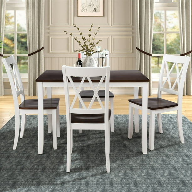 Clearance!5 Piece Dining Table Set, Modern Kitchen Table Sets with ...