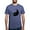 Heather Blue, variant on - Cat Pun T Shirts Men's Deluxe T Shirt - Mens Tri-blend T-Shirt