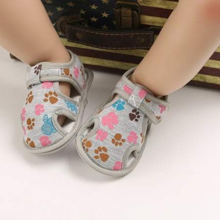 

Toddler Kids Baby Boys Girls Cute Cartoon Cotton Non-Slip First Walking Shoes