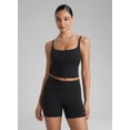 thumbnail image 3 of CRZ YOGA Butterlift Padded Workout Longline Sports Bras for Women U Back Crop Tank Tops, 3 of 9