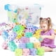thumbnail image 1 of Bloques De Construcción De Números Matemáticos Para Niños Y Niñas Juguetes De Habilidades Motoras Bloques De Construcción De Cubos Apilables Juguetes De Rompecabezas De Ensamblaje Diy 96 Uds/110 Uds Vogacara HA040090-01, 1 of 6