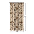 thumbnail image 5 of Beige Highland Cow Figure Butterfly Pattern Shower Curtain 36"x72" ,Bathroom Decorative Shower Curtains Set with 12 Hooks,Modern Waterproof Washable Shower Curtain, 5 of 6