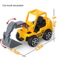 thumbnail image 3 of Vehículos de ingeniería de simulación para niños, excavadora de camión, modelo automático, juguetes educativos, excavadora 6 uds Methold WJ3242-00, 3 of 7