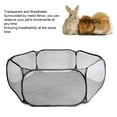 thumbnail image 3 of Pet Cage Tent, Small Animal Playpen Portable Breathable Sturdy Structure  for Rabbits for Indoor Black,Blue,Roseate, 3 of 8