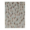 thumbnail image 5 of Linon Priscille Accent C-Table, Gold Metal Base with Neutral Capiz Shell Mosaic Fish, 5 of 11