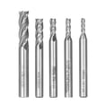 thumbnail image 1 of 5Pcs 4-Flate End Mill Bits Carburo Tungsteno Fresa De Acero Bits De Enrutador Brocas Girato Irfora Broca, 1 of 7