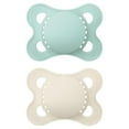 thumbnail image 1 of MAM Original Matte Pacifier (2 pack, 1 Sterilizing Pacifier Case), Pacifiers 0-6 Months, Unisex Baby Pacifier, Best Pacifiers for Breastfed Babies, Sterilizing Storage Case, 1 of 7