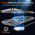 thumbnail image 2 of for iPhone 14 Case [Not Yellowing] [Military Grade Protection] [No.1 Strong Magnets] Magnetic Metal Matte Built-in Compatible with MagSafe Stand Case 6.1 inch 2022, Space Black, 2 of 6
