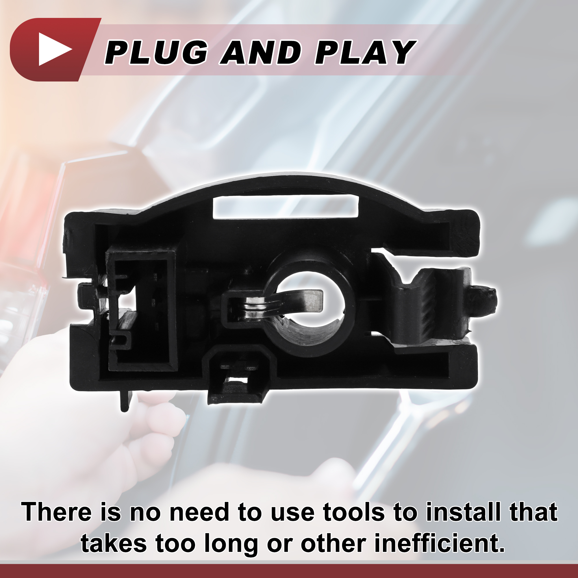 Unique Bargains Light Socket for BMW X5 E70 2007-2013 Right Side
