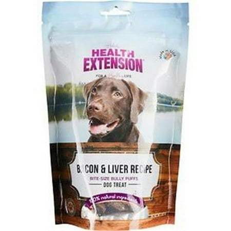 UPC: 0661799861182 | Health Extension Bully Puffs (Bacon & Liver)